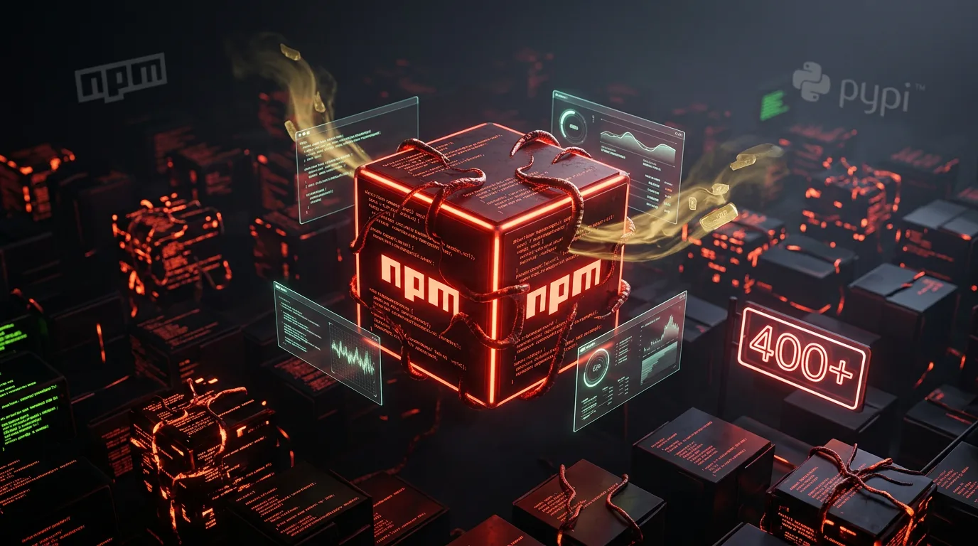 TeamPCP-Welle: 400+ malware-infizierte Pakete auf npm und PyPI