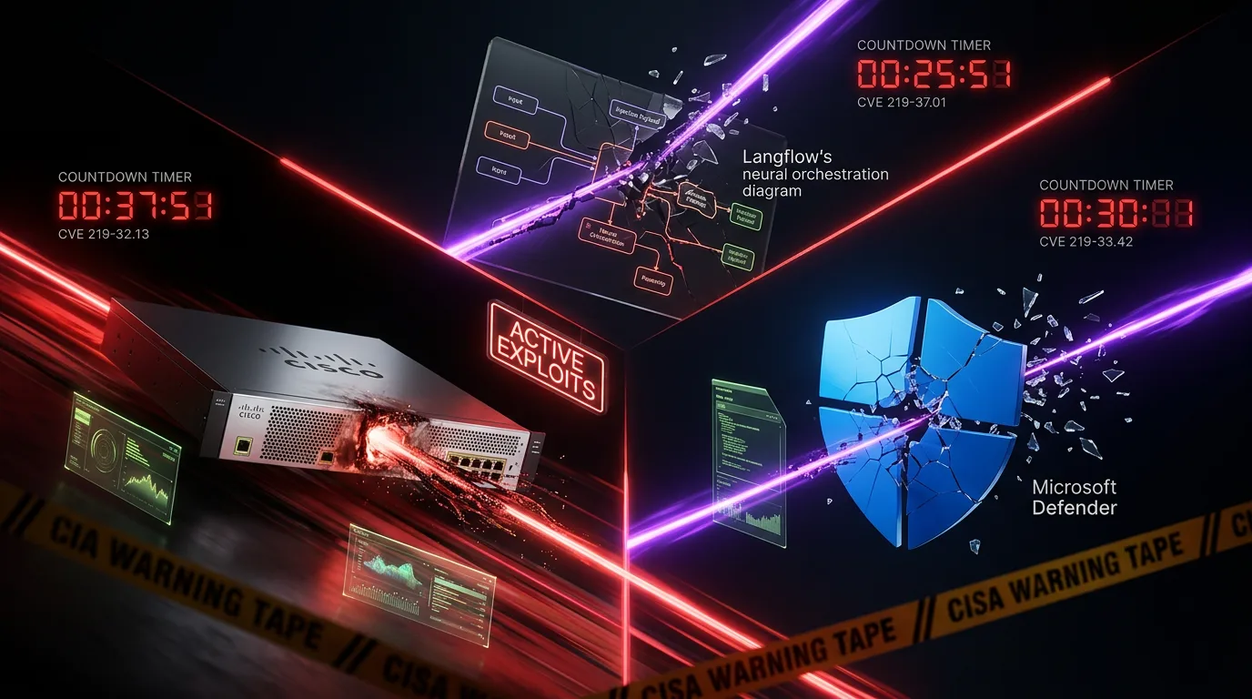 CISA warnt: Cisco, Langflow und Microsoft Defender unter aktiven Attacken