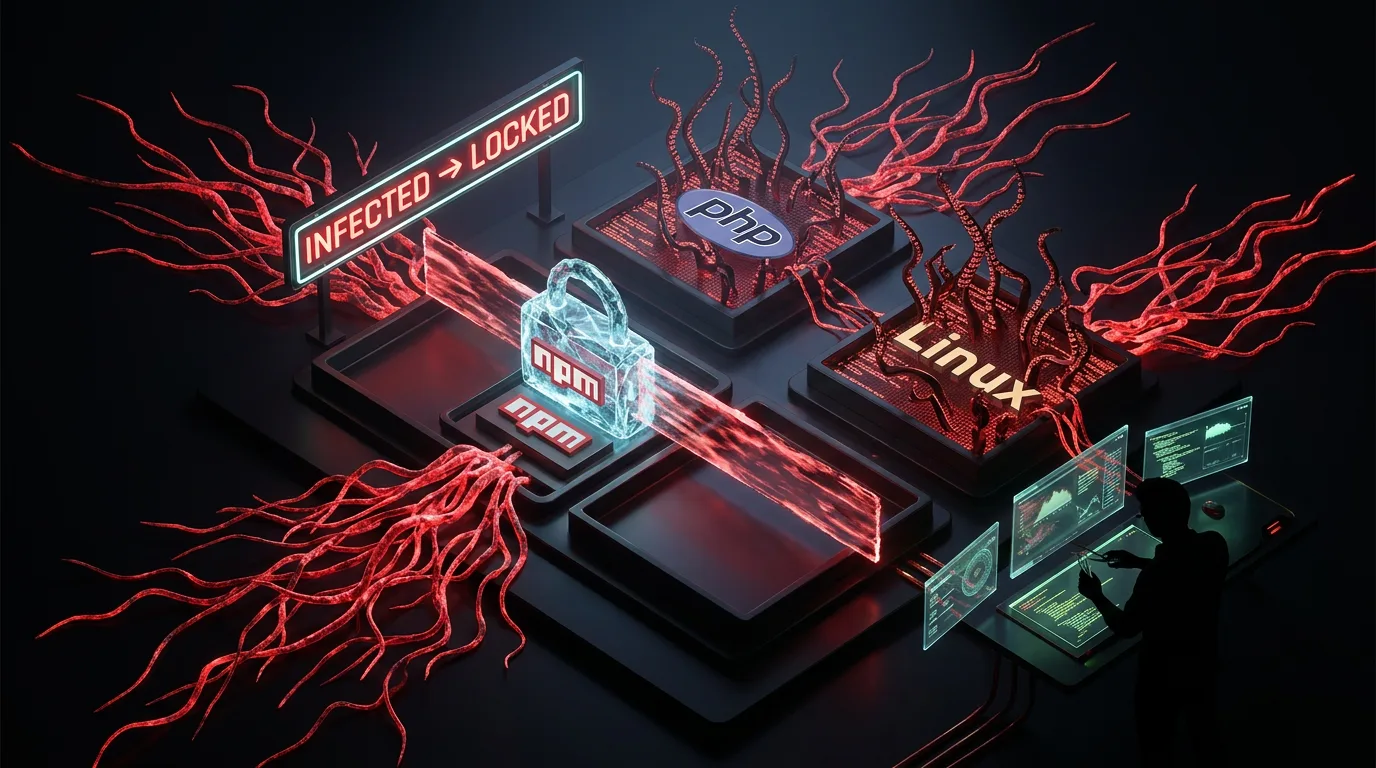 Supply-Chain-Attacken auf npm und PHP-Pakete — neue Kontrollen gegen Kompromittierung