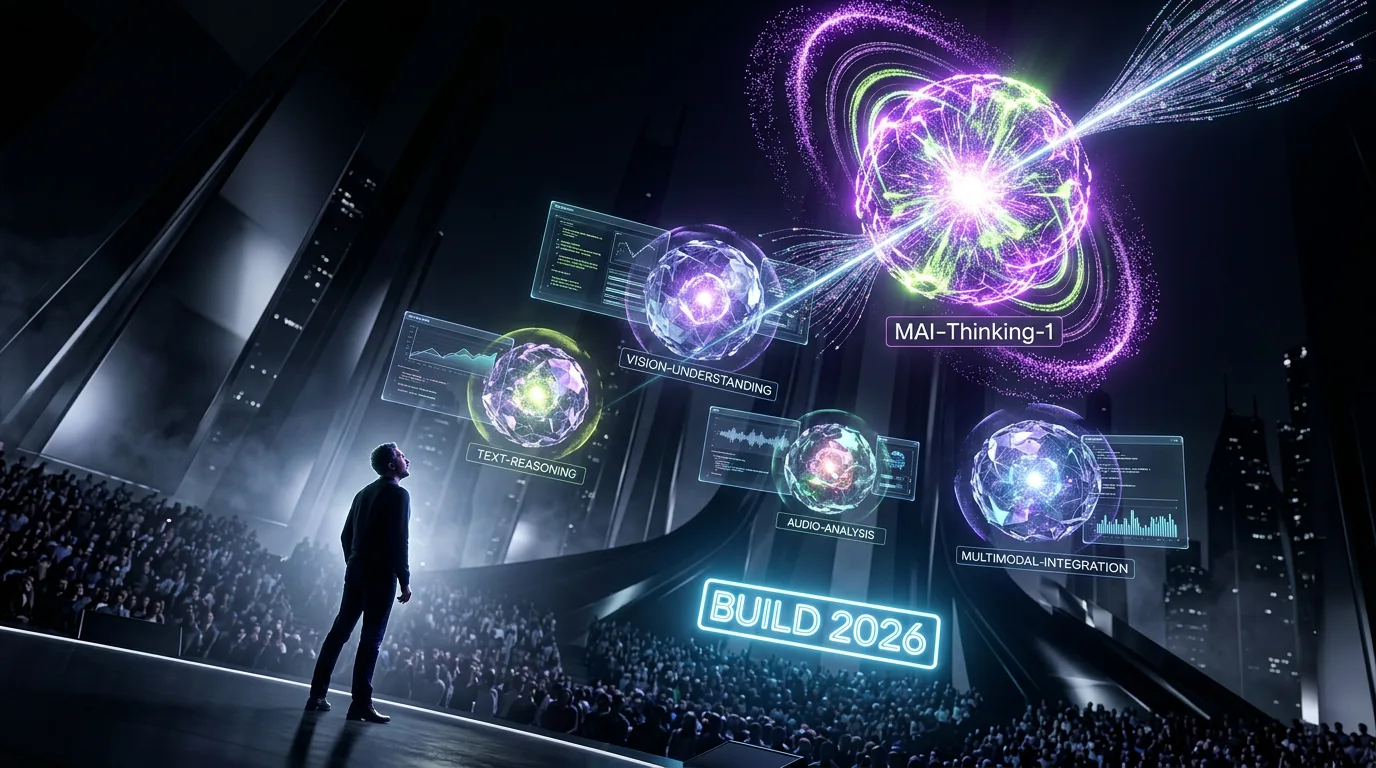 Microsoft Build 2026: MAI-Thinking-1 und fünf neue KI-Modelle