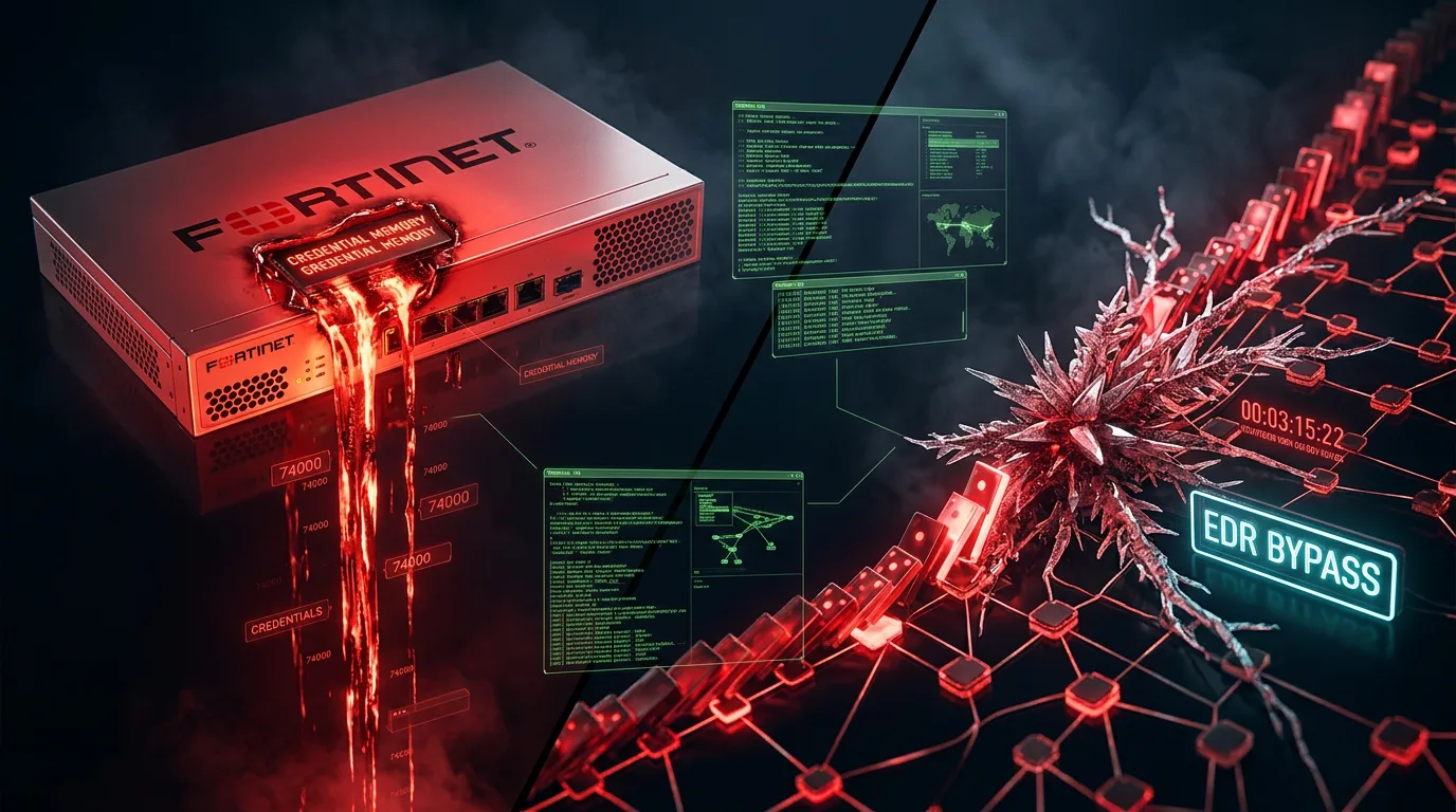FortiBleed: 74.000 Fortinet-Geräte geknackt, Gentlemen-Ransomware schärft EDR-Bypass