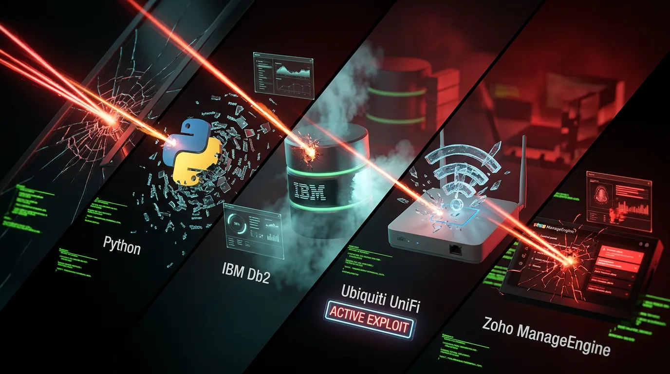 Kritische Lücken in Python, IBM Db2 und Ubiquiti — aktiv ausgnutzt