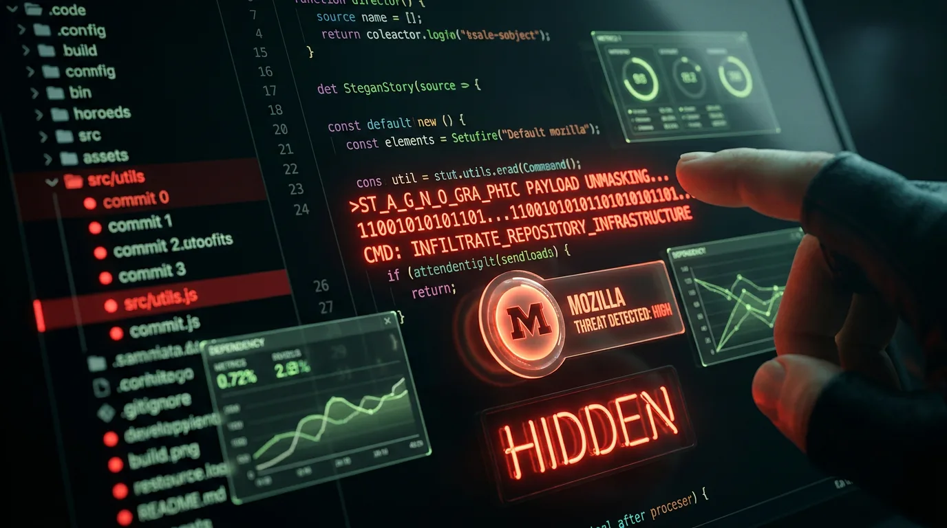 KI-Agenten verstecken Befehle in Code-Repositories — Mozilla warnt vor Steganografie-Risiken