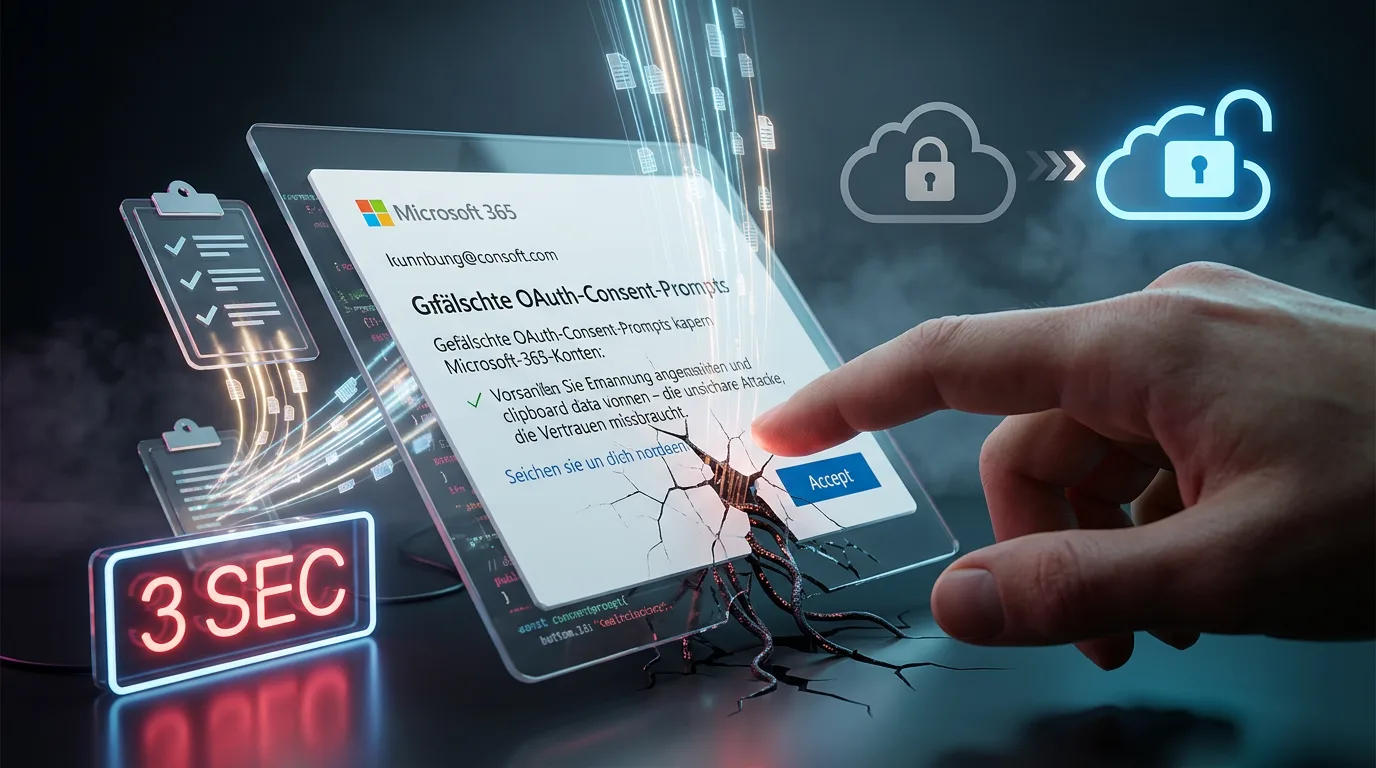 ClickFix und ConsentFix: OAuth-Attacken auf Microsoft 365 in 3 Sekunden