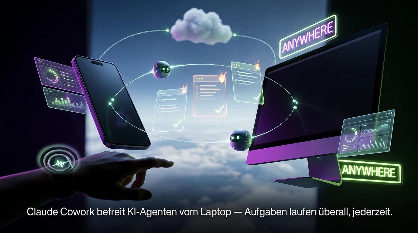 Claude Cowork startet auf Mobilgeräten und Web — Agenten laufen ohne offenen Laptop