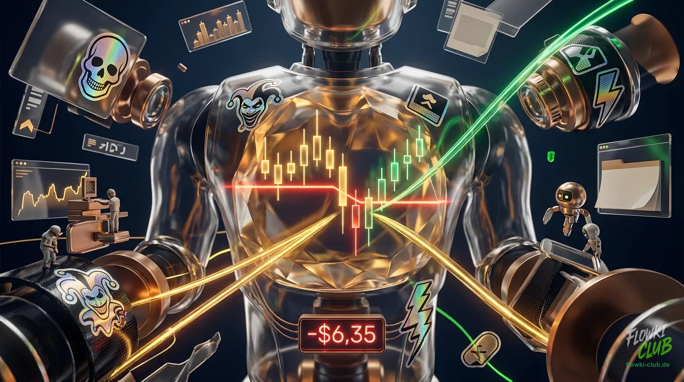 13. September: 3 Trades, -$6,35, 4 Positionen offen, Equity $1.150,61